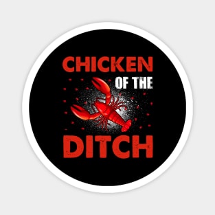 Crawfish Chicken Ditch Retro Cajun Food Gift Magnet